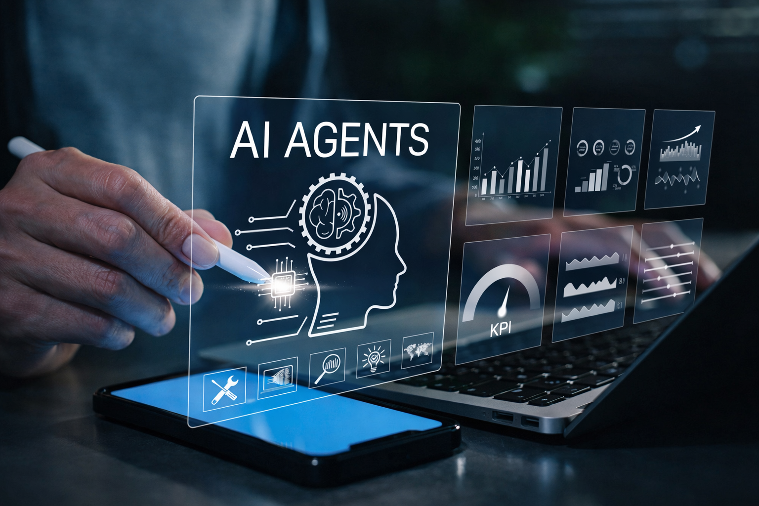 AI Agents analyzing and optimizing your resume